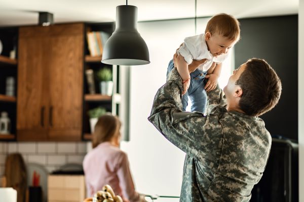 veteran returning home